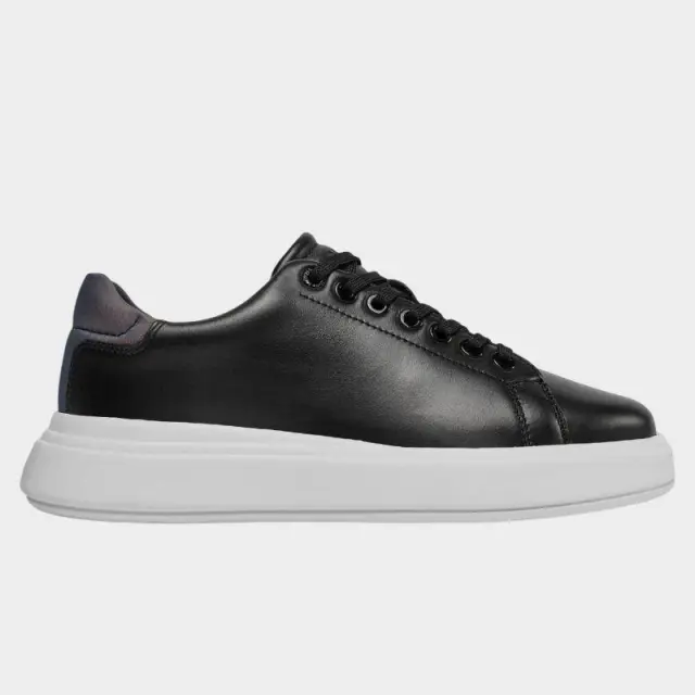 Calvin Klein - Γυναικεία Sneakers Raised Cupsole Lace Up Luminous HW0HW01997-BEH Μαύρο - 39