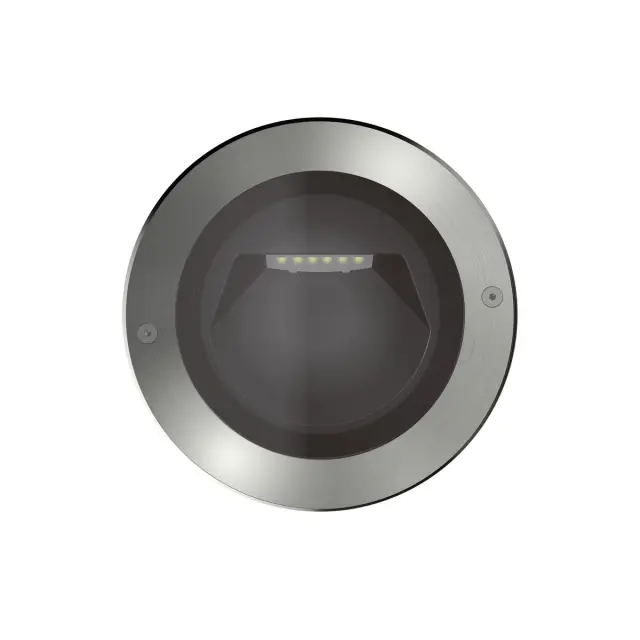Moom Χωνευτό Φωτιστικό Δαπέδου LED 14W 3000K Ø18.5cm IP67 Νίκελ Ματ Nickel