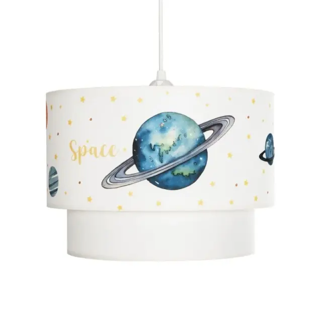 Παιδικό κρεμαστό φωτιστικό SATURN 30cm πολύχρωμο E27