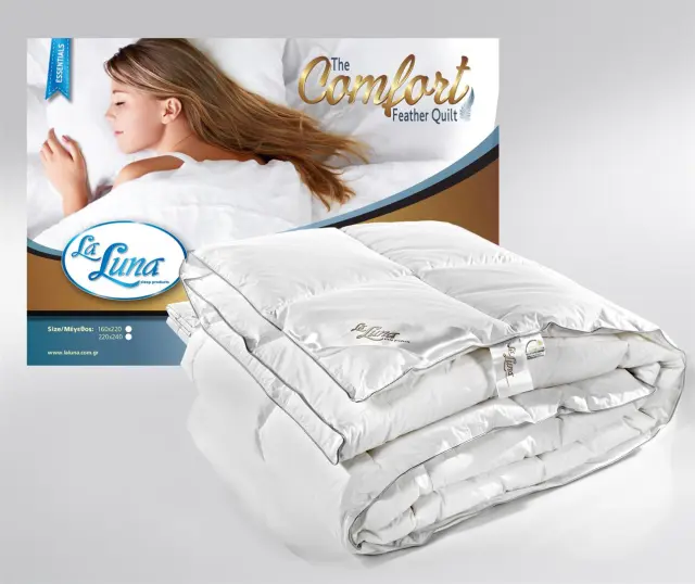 Πάπλωμα Πουπουλένιο Υπέρδιπλο La Luna Comfort 20/80 220x240