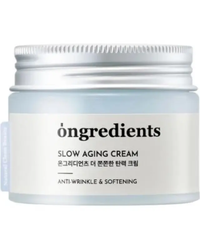 Ongredients Slow Aging Cream Αντιρυτιδική Κρέμα Προσώπου, 50ml