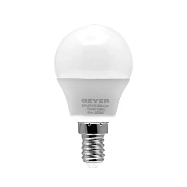 Λαμπτήρας E14 G45 4.5W 3000K Warmwhite Geyer