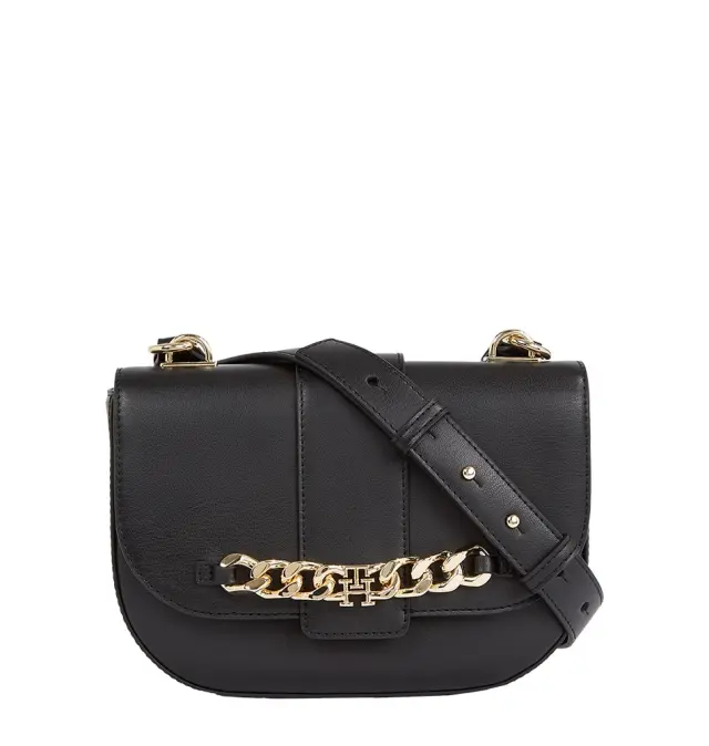 Τσάντα TOMMY HILFIGER ΤΗ Luxe Crossover 15604 Μαύρο