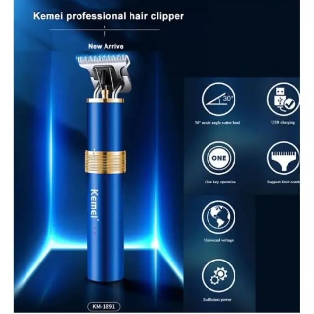 Kemei KM-1891 - Επαναφορτιζόμενη ξυριστική μηχανή προσώπου 2