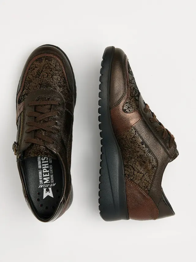 Mephisto Sneakers Γυναικείο δέρμα Καφέ MEP/IASMINA BRONZE 3