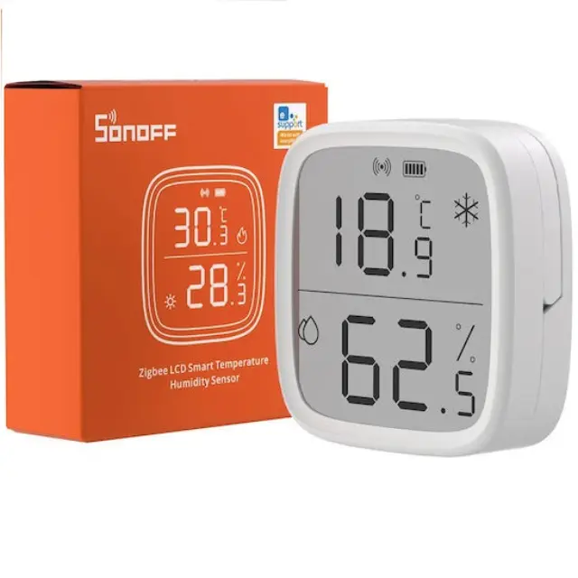 Sonoff Αισθητήρας Υγρασίας σε Λευκό Χρώμα SNZB-02D