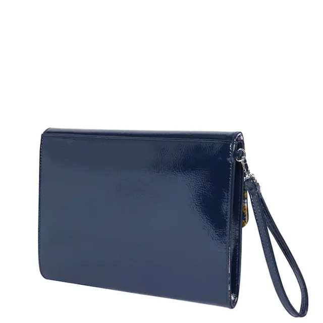 Γυναικείος Φάκελος Ted Baker Crinkle 282713-Navy Μπλε - One Size 3