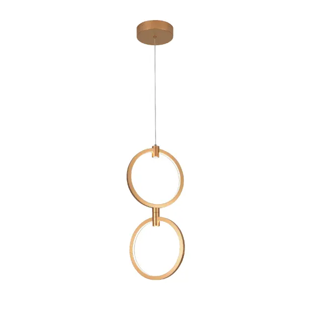 ΚΡΕΜΑΣΤΟ ΦΩΤΙΣΤΙΚΟ LED ACA KY011EC29QGD LILO ΜΑΤ ΧΡΥΣΟ ΑΛΟΥΜΙΝΙΟ + ΣΙΛΙΚΟΝΗ 26W 2800K-3200K-4000K 1050LM IP20 250MMX2 / KY011EC29QGD