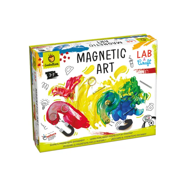 Εκπαιδευτικό Παιχνίδι Lab and Craft, Magnetic Art - Ludattica