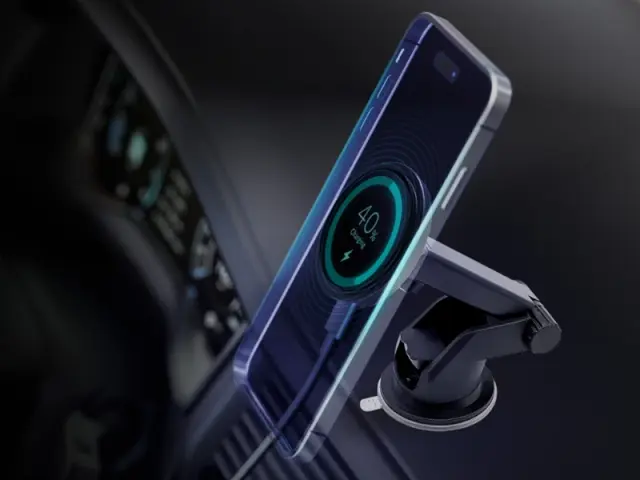 3mk® Car MagCharger 15W for Windshield and Dashboard 2