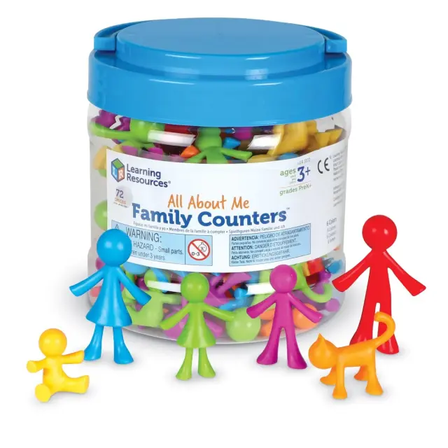 Learning Resources Εκπαιδευτικό Παιχνίδι All About Me Family Counters™ για 3+ ετών LER 3372