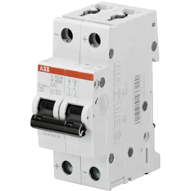 S202M-K4UC Miniature Circuit Breaker - 2P - K - 4 A