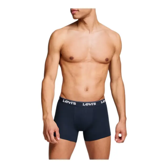 Levi's Ανδρικό Boxer Repeat Logo Brief - Τριπλό Πακέτο, Χρώμα Navy Combo 2
