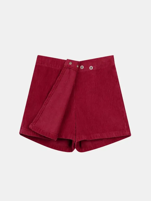 Παιδική Φούστα/ Σορτς για Κορίτσια Retro Skort ΚΟΚΚΙΝΟ 2
