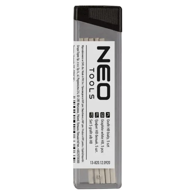 NEO 13-820 - Μύτες ανταλλακτικές γραφίτη ΗΒ λευκό