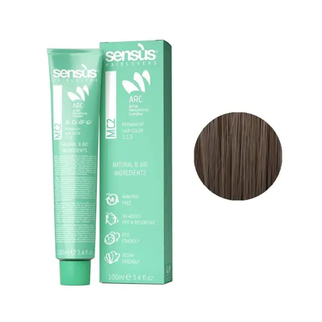 Sensus MC2 Permanent Hair Color 7.24 Brown Blonde 100ml - (μόνιμη βαφή χωρίς αμμωνία ξανθό μαρόν)