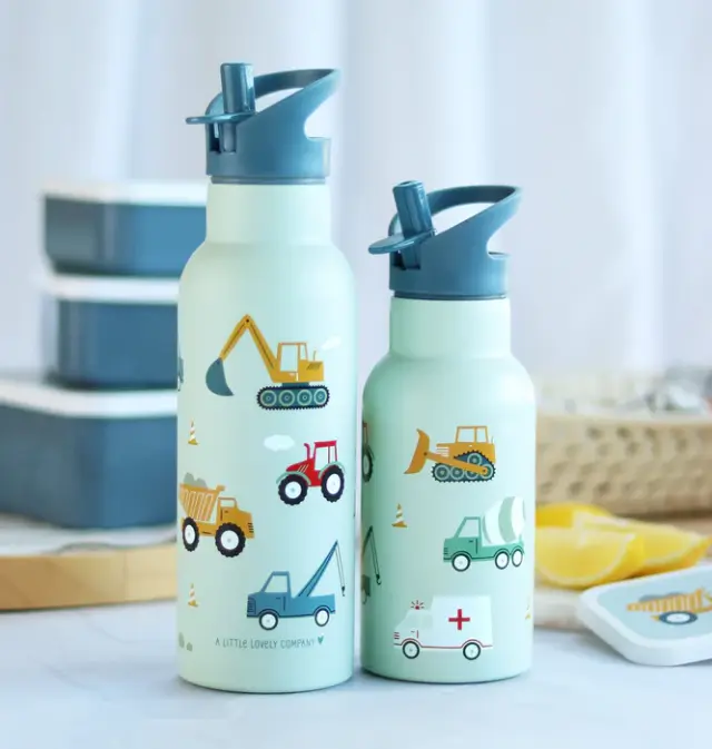 A Little Lovely Company Ανοξείδωτο Παγούρι Θερμός 500ml – Vehicles DBSXVE72 2