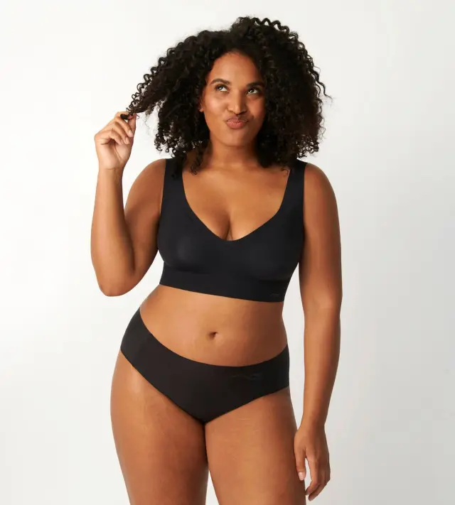 Sloggi Σουτιέν Zero Feel Bralette Μαύρο - XS 3