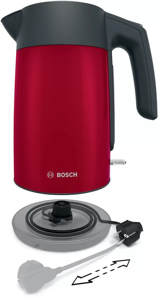 Electric kettle Bosch TWK 7L464 - 2400 W - 1.7 l Red