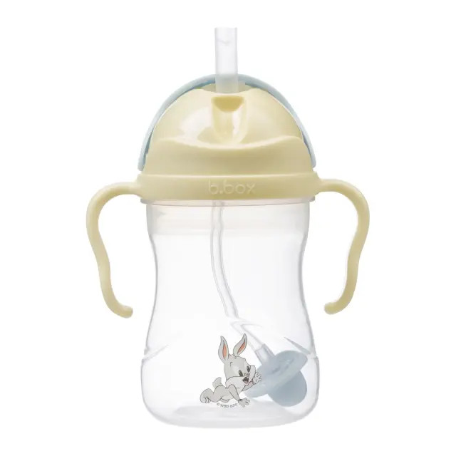 B.Box Looney Tunes Εκπαιδευτικό Ποτηράκι με Καλαμάκι 240ml 6+ Μηνών 2