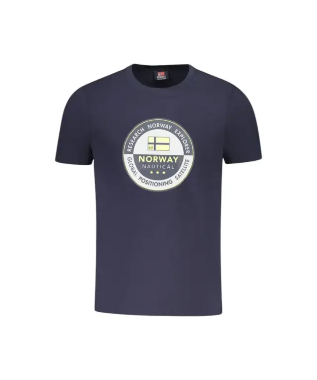 Norway Nautical School - Ανδρικό T-shirt Κοντομάνικο 856029-NAVY Μπλε Ναυτικό 3
