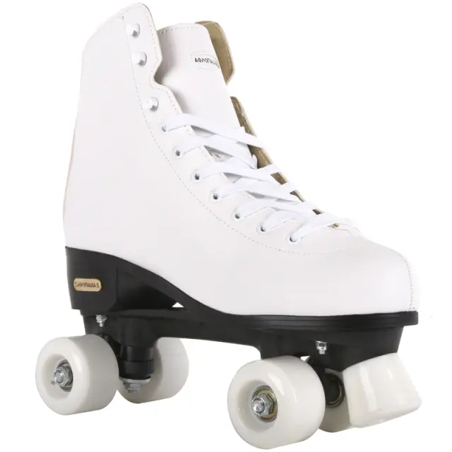 ΑΘΛΟΠΑΙΔΙΑ Λευκά πατίνια με 4 ρόδες - Quad Roller Skates - 46 3