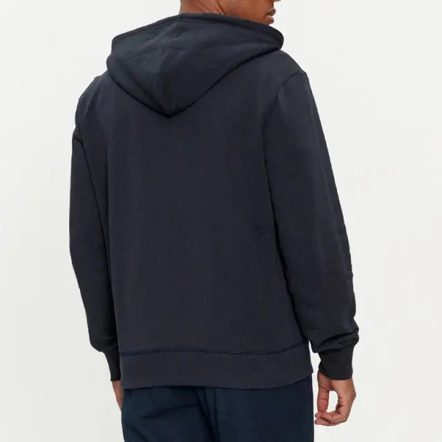 Napapijri - Ανδρική Ζακέτα Balis Full Zip με Φερμουάρ και Κουκούλα Regular Fit NP0A4HHV-176 Σκούρο Μπλε - S 2