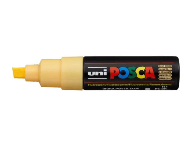 Μαρκαδόρος Σχεδίου Uni Posca PC-8K με πάχος μύτης 8.0mm - Fluorescent Light OrangePC-8K(E) - ΦΩΣ-AN.ΠOPT