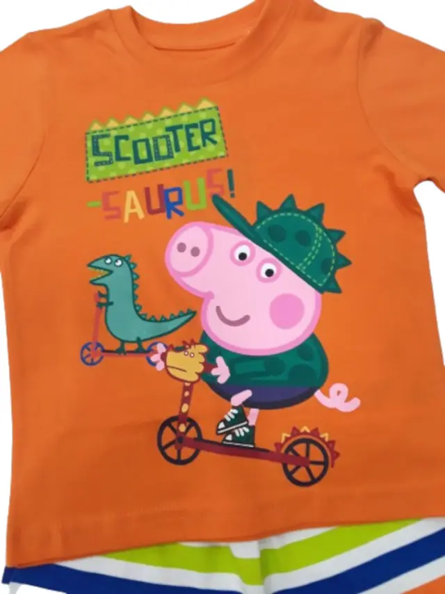 Πιτζάμα Καλοκαιρινή George Pig Orange 80102120004 - 24 M (92cm) 2