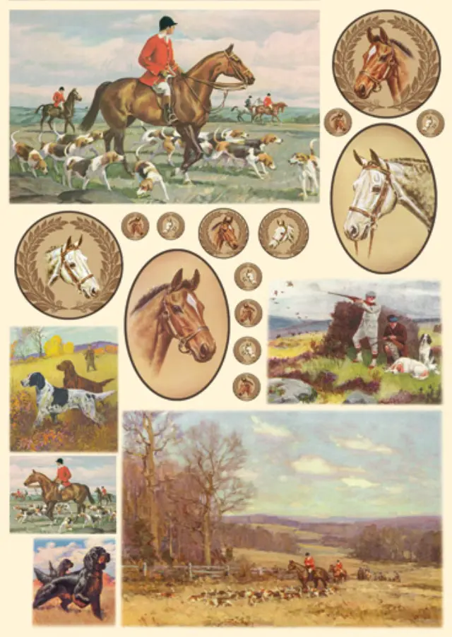 Χαρτί για decoupage 50x70cm Horses