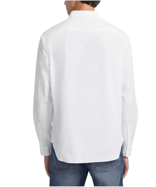 Guess Jeans - Ανδρικό Μακρυμάνικο Πουκάμισο M4YH37WGCF1-G011 Λευκό 2