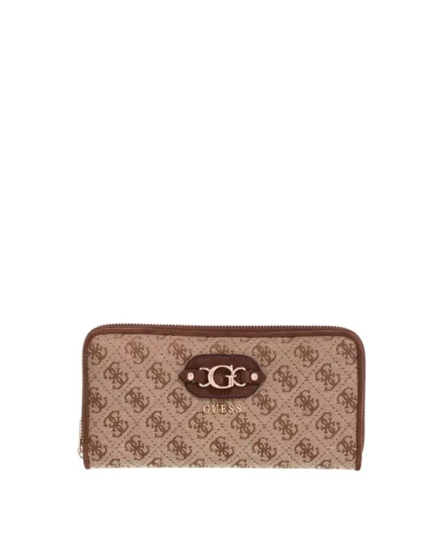 Guess - Γυναικείο Πορτοφόλι Samantha SLG SWJG2313146-LGW Μπεζ/Καφέ