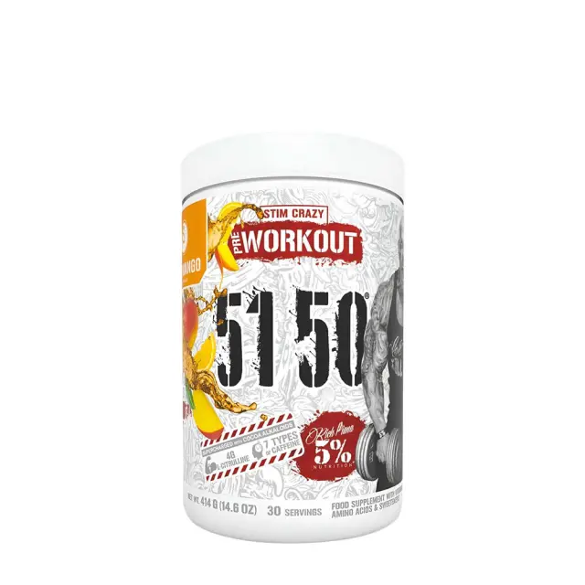 5% Nutrition 5150 High Stimulant Pre-workout: Legendary Series citrus-mango, 30-servings