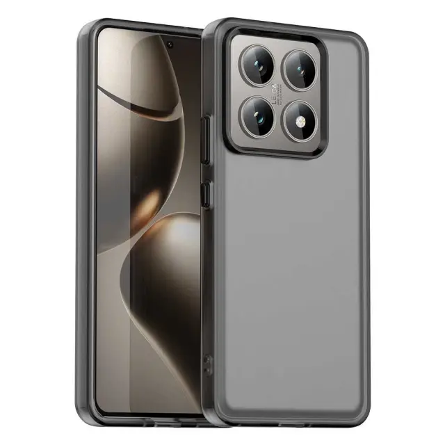 Θήκη Σιλικόνης & Πλαστικού για Xiaomi 14T Pro Μαύρη OEM