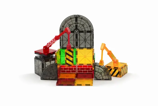 Magna-Tiles Μαγνητικό Παιχνίδι Μαγνητικά Πλακίδια Builder 32 Κομμάτια για 3+ ετών 21632 2