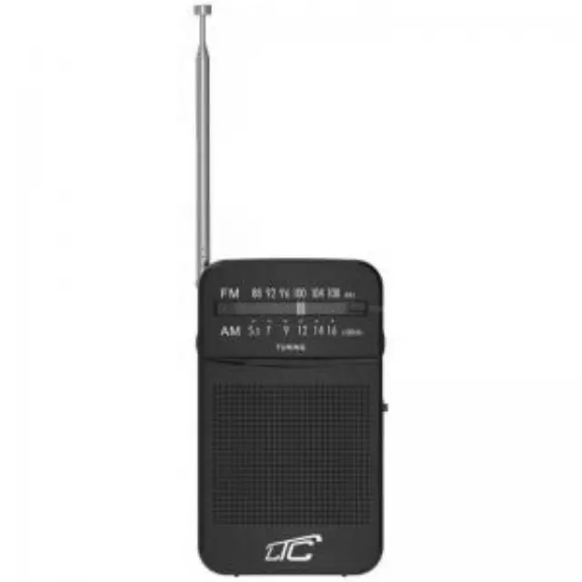 Φορητό Ραδιόφωνο Τσέπης LTC Lega με AM/FM & Mini Jack 3.5mm Μαύρο N70896 3