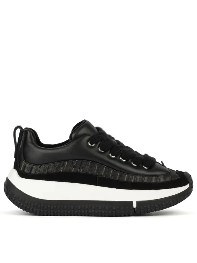 4ccccees Sneakers Γυναικείο δέρμα/δέρμα suede Μαύρο CES/KAPOK OREO - 37 3