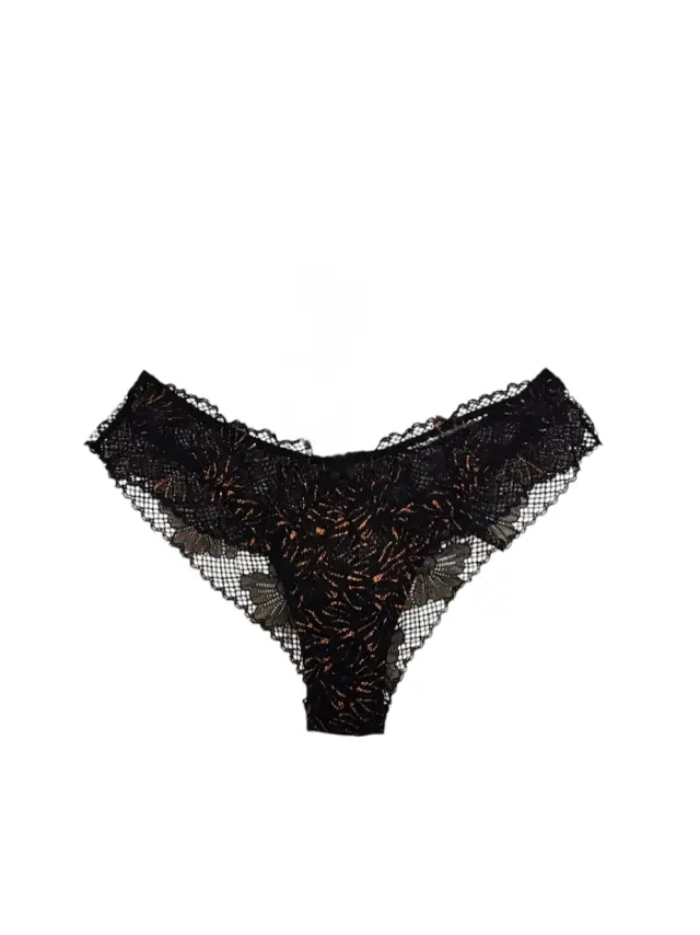 Lida Σλιπ Brazil Δαντέλα Μαύρο Copper Shine