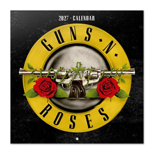 HMEΡΟΛΟΓΙΟ ΤΟΙΧΟΥ GUNS N ROSES 2027 30X30 CALENDAR CP27042