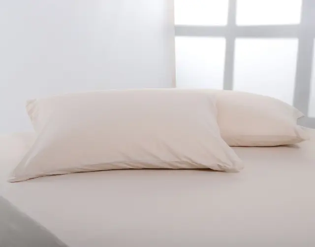 Ζευγάρι μαξιλαροθήκες jersey (50cm x 70cm) light beige - -