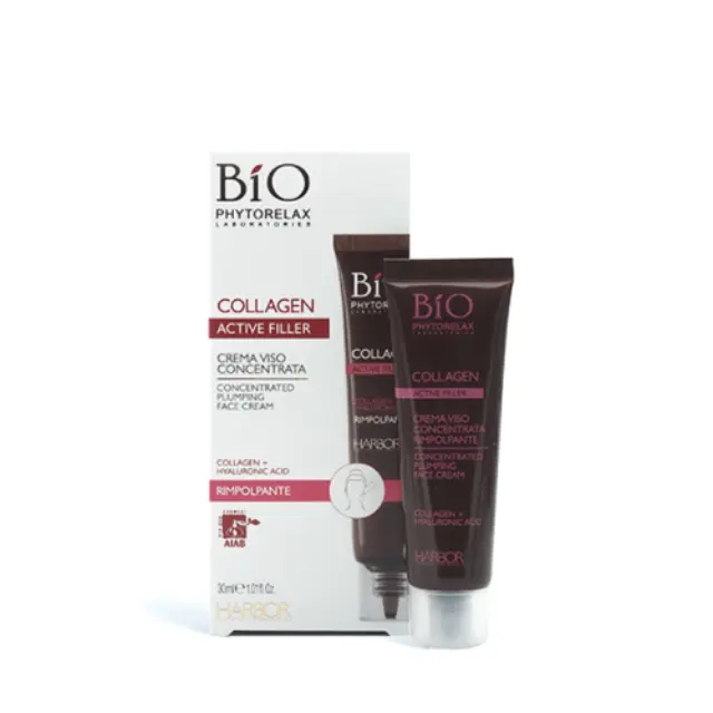 Phytorelax Bio Collagen Plumping Concentrated Face Cream Συμπυκνωμένη Κρέμα Προσώπου με Κολλαγόνο για Σύσφιξη, 30ml