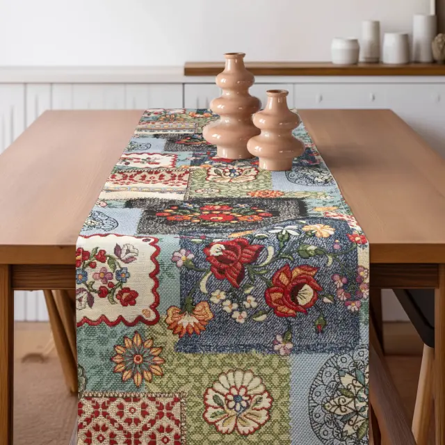 Beauty Home ΡΑΝΝΕΡ Folklore Jeans Patch 32 cm x 1,5 m 2