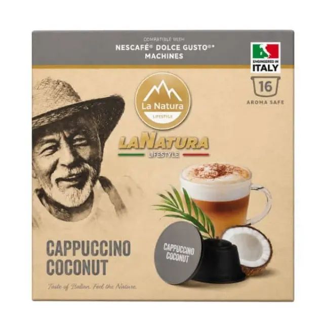 La Natura Lifestyle Coconut Cappuccino 16 τμχ | Dolce Gusto