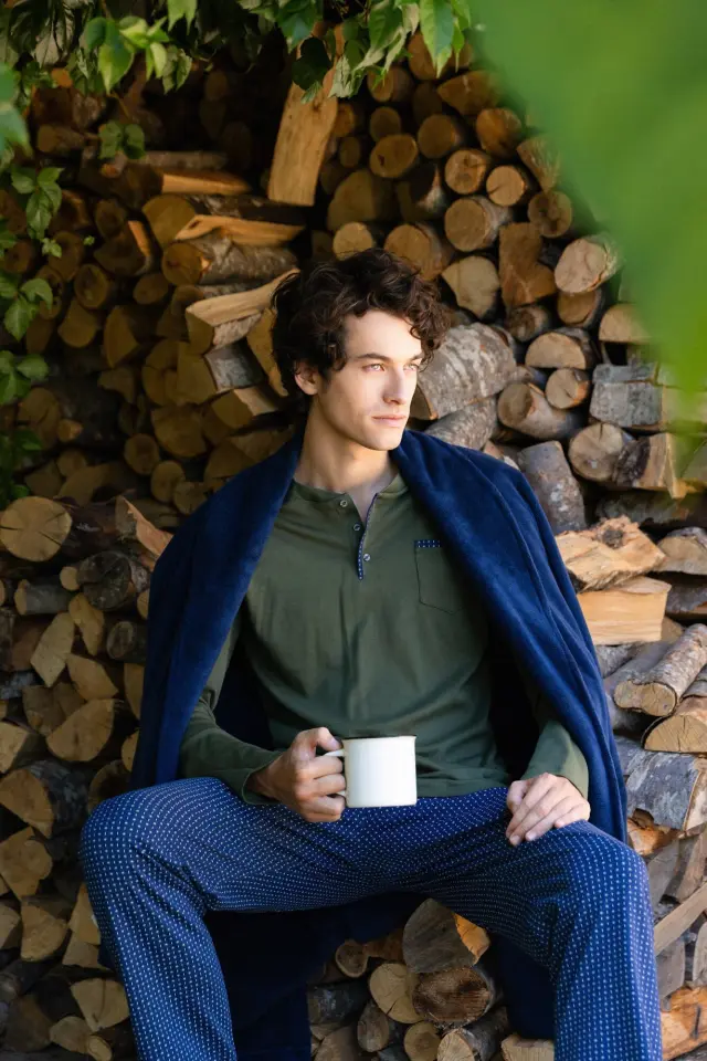 W-M733 - Forest - PYJAMA GREEN GEO 2