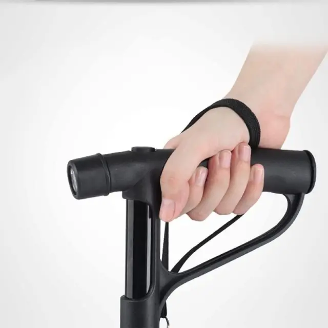 Μπαστούνι βάδισης με 2 λαβές και φακό - 832 - 221006 2