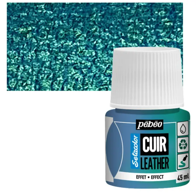Pebeo Χρώμα Δέρματος Setacolor Leather - 42 Duochrome Blue/Green - 45ml