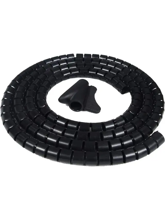 Οργανωτής καλωδίων spiral 16mm Central 2m Μαύρο