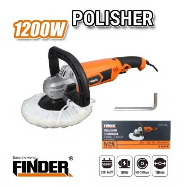 Έκκεντρος αλοιφαδόρος - 1200W - Finder - 198459 2