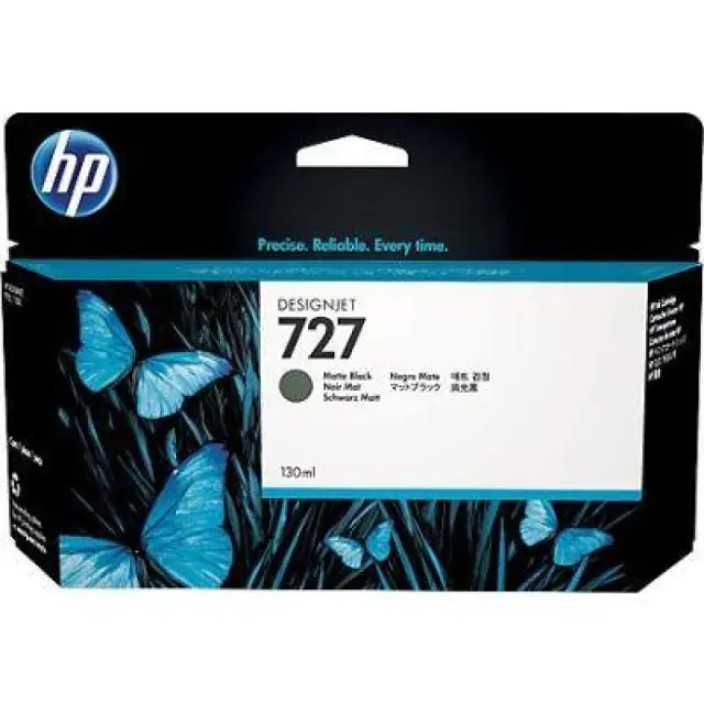 HP 727 Γνήσιο Μελάνι Εκτυπωτή InkJet Matte Μαύρο (B3P22A)