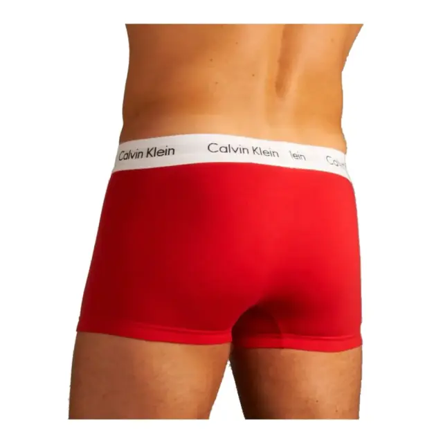 Calvin Klein Ανδρικό Boxer RWB - Τριπλό Πακέτο, Χρώμα Κόκκινο Ginger/Pyro Μπλε/Λευκό 3